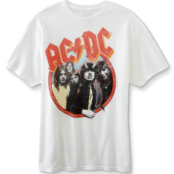 AC/DC Highway to Hell Logo metal rock Official T-Shirt M NWT - Picture 2 of 3